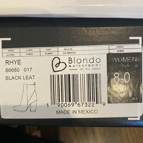 Blondo RHYE boot waterproof!! - Picture 2 of 4
